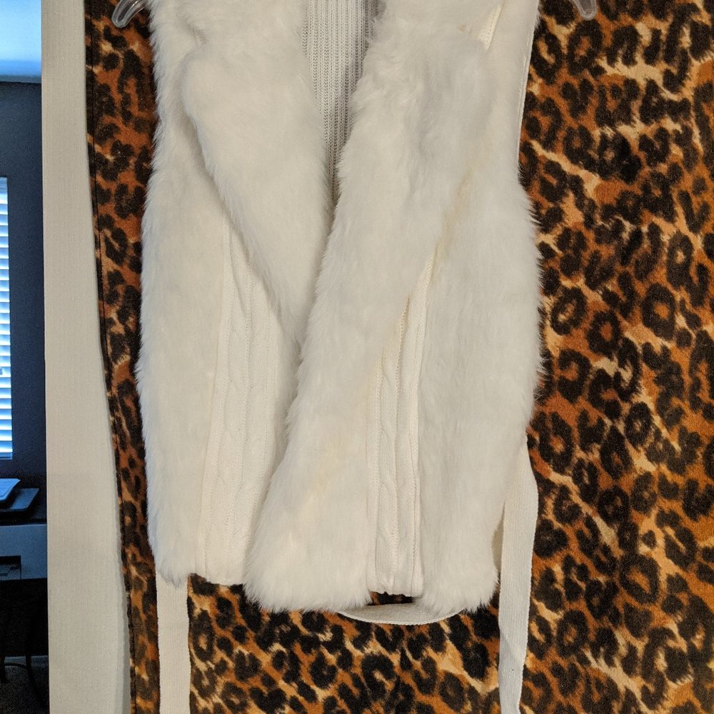 Faux fur vest